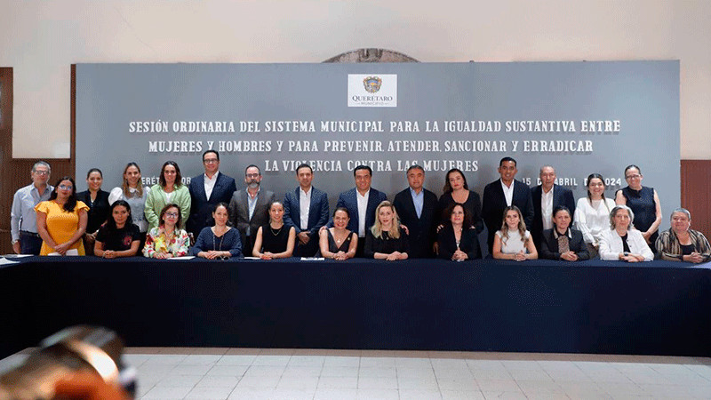 Trabaja municipio de Querétaro para erradicar violencia contra las mujeres 