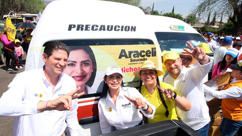 Morelia debe seguir brillando por y para quienes en ella viven: Araceli Saucedo