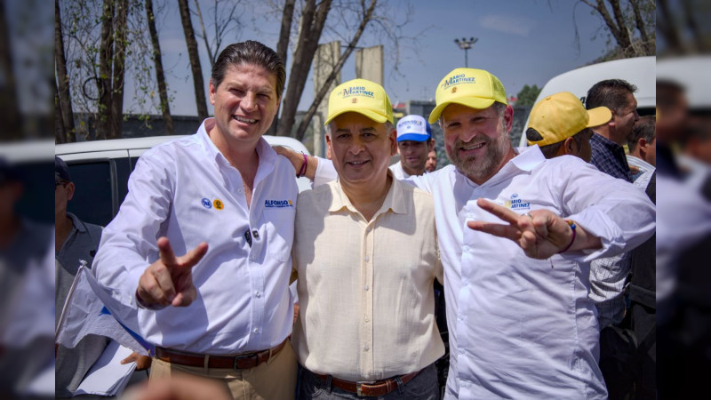 Demuestra Alfonso Martínez cómo hacer campaña en el primer día de actividades