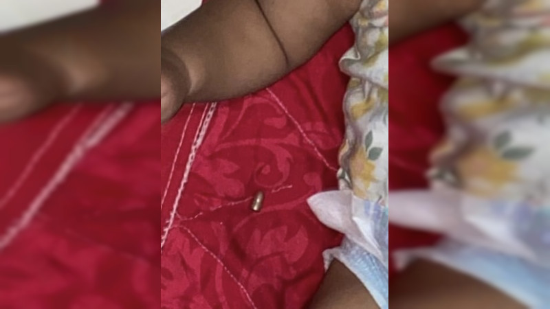 Buscan balas “perdidas” a niños de Michoacán: Cae proyectil junto a bebé en Apatzingán, luego niño herido en Buenavista 