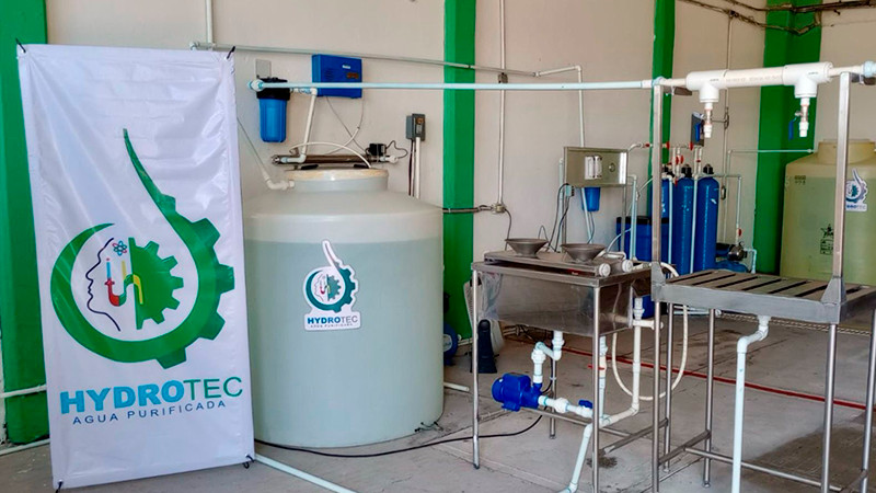 Estudiantes del Tec de Huetamo diseñan y reconstruyen purificadora de agua
