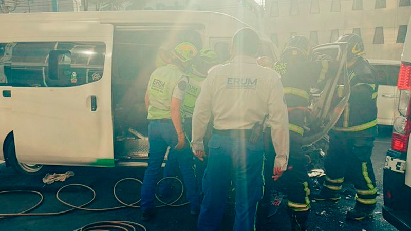 Accidente vial en Coyoacán deja saldo de 8 personas lesionadas 