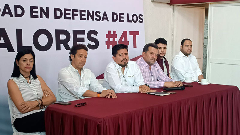 Bloque de la 4T en Michoacán llama a la unidad  