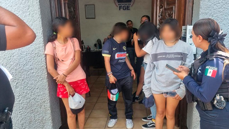 Localizan sanas y salvas a las siete menores que habían sido reportadas como desaparecidas en Morelia, Michoacán  