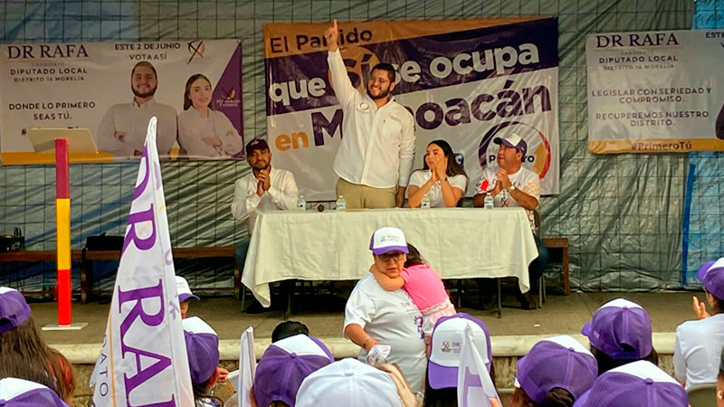 Agua y salud, objetivos de Rafael García Salazar, candidato a Diputado por el Distrito 16 