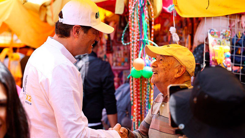 Tianguis Insurgentes hará “X2” con el candidato a la alcaldía de Morelia, Alfonso Martínez 