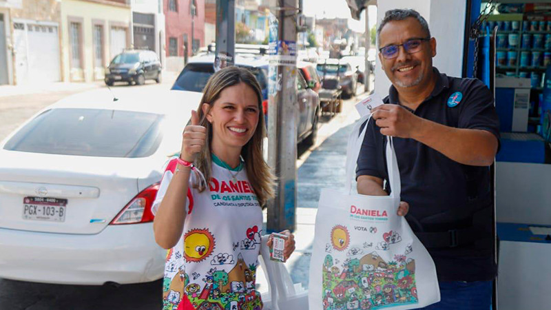 Daniela De Los Santos llama a preservar la paz en el proceso electoral