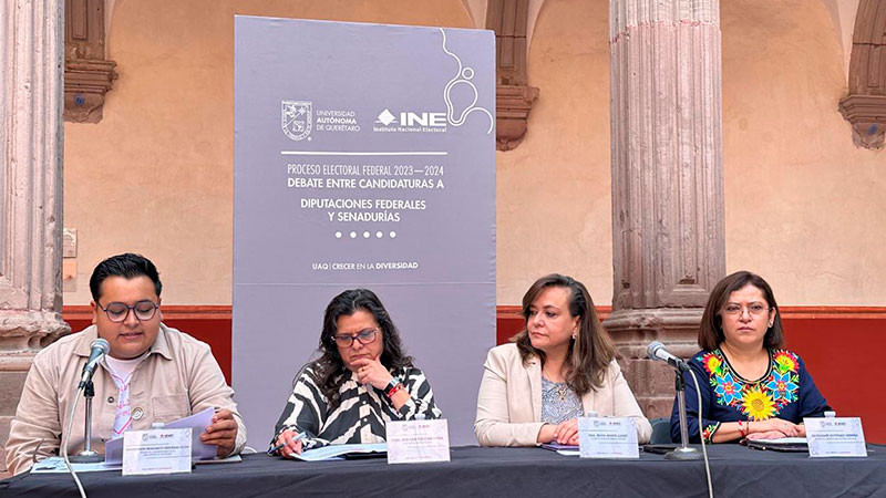 Definen debates de candidatos a diputados federales y senadores en Querétaro  