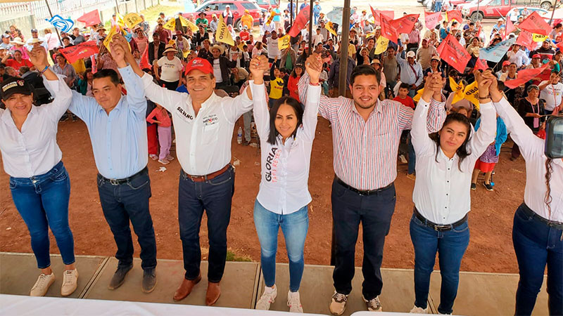 Vamos a dar una lucha decidida en defensa de nuestro medio ambiente, Gloria Tapia compromete en Ocampo 