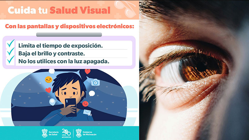 Cuida tus ojos con estos consejos de la Secretaría de Salud de Michoacán 