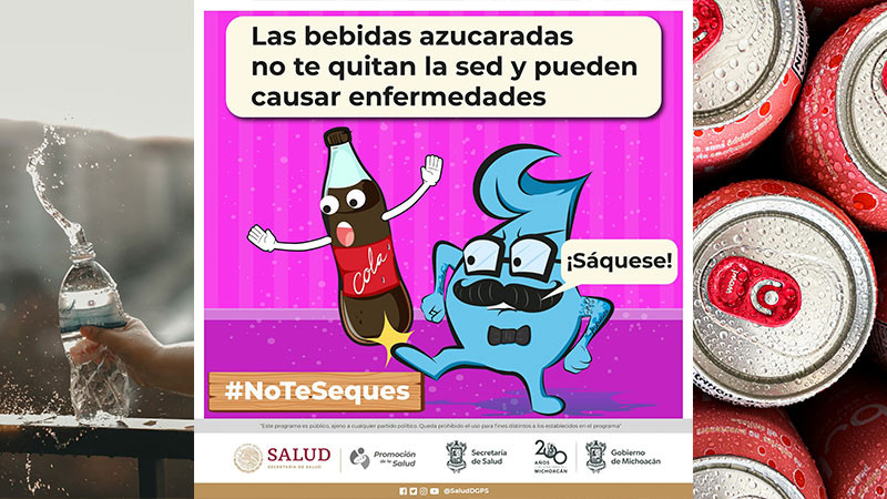 Llaman a evitar refrescos como método de hidratación 