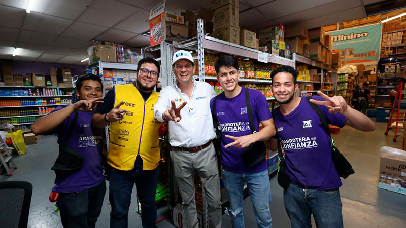 Comerciantes y tiendas mayoristas refrendan apoyo a Alfonso Martínez, candidato a la alcaldía de Morelia 