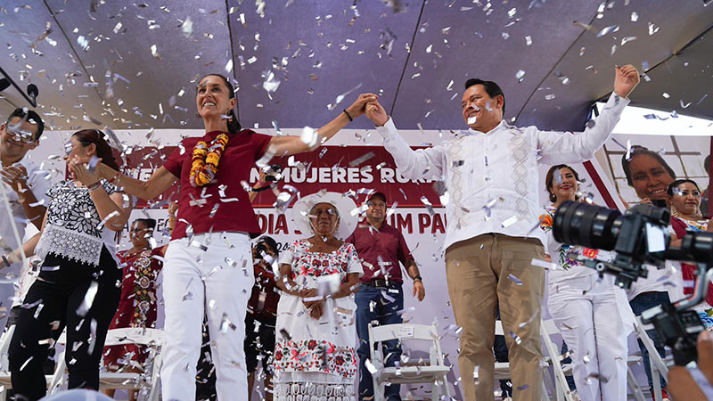 Ninguna obra se hará sin el consentimiento de los pueblos originarios: Claudia Sheinbaum  