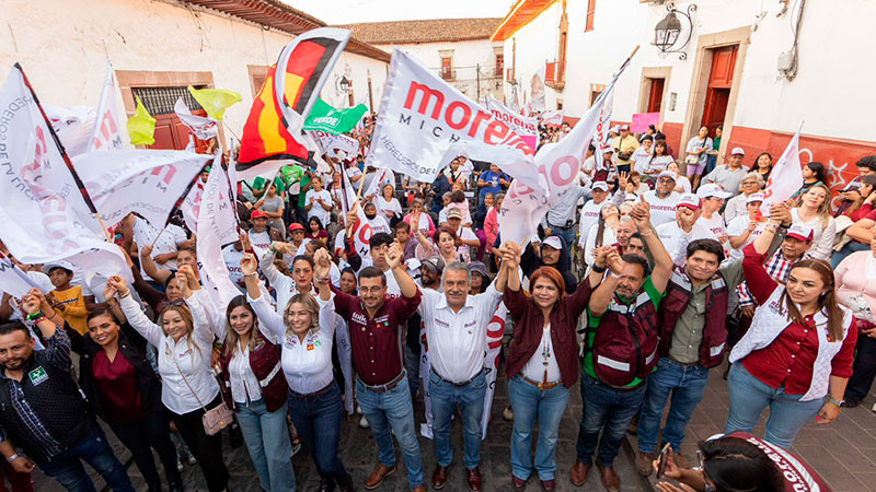La 4T conquistará zona lacustre de Pátzcuaro, adelanta Morón 