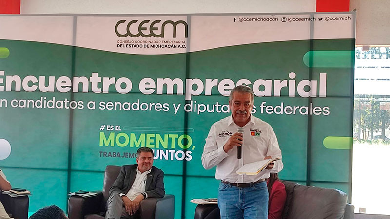 Educación 100% gratuita, no a la reelección y mejores condiciones laborales, prioridad al Senado: Raúl Morón 