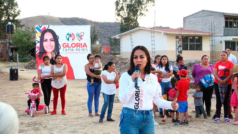 Con el corazón vamos a seguir combatiendo la desigualdad: Gloria Tapia 