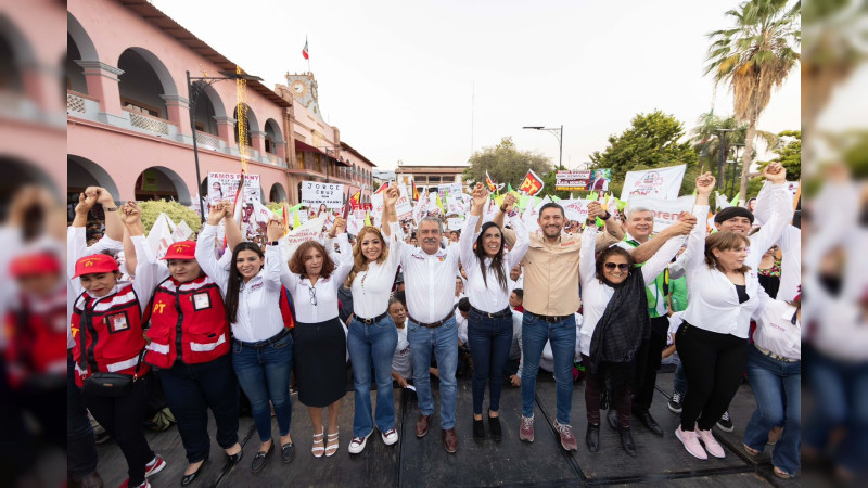 Llama Raúl Morón a la unidad en Apatzingán, Michoacán: Pide “no zigzaguear” 