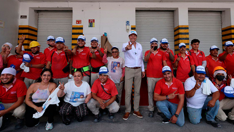 Alfonso Martínez más comprometido con el crecimiento económico de Morelia