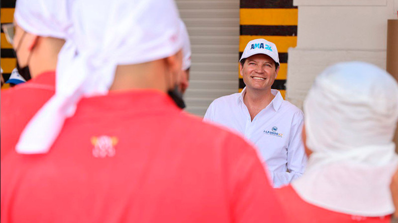 Alfonso Martínez más comprometido con el crecimiento económico de Morelia