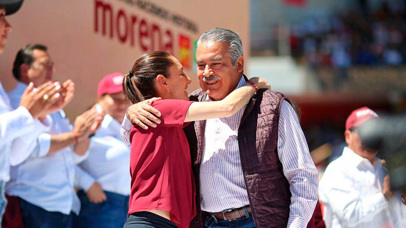 Claudia Sheinbaum demuestra cariño por Michoacán con 3 días de gira y con visita a 5 municipios