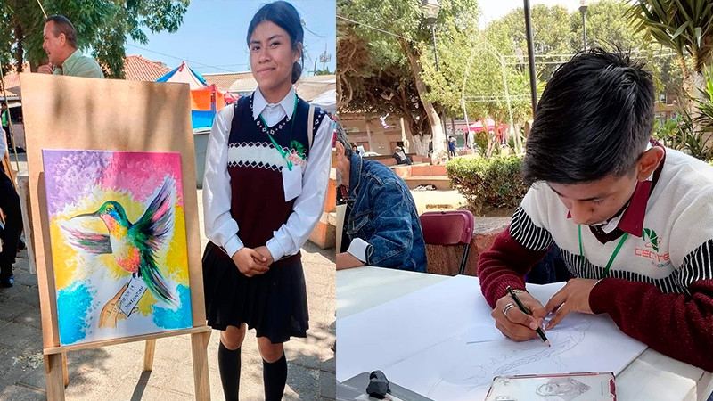 Cecytem fomenta expresiones artísticas en estudiantes con jornada cultural
