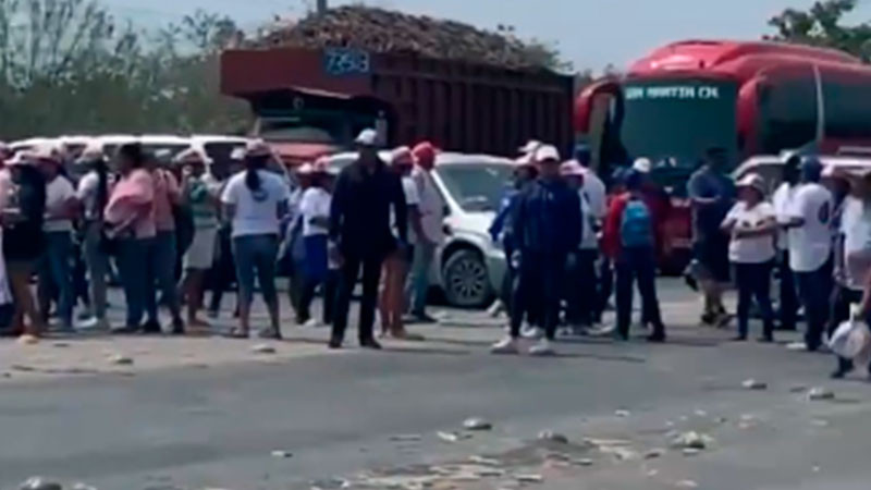 Con bloqueos, exigen justicia por homicidio del candidato Noé Ramos en El Mante, Tamaulipas 