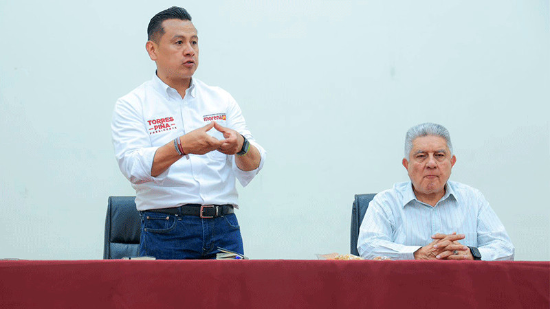 Antorcha Campesina cierra filas con Torres Piña por presidencia de Morelia 