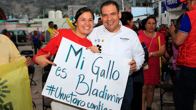 Respalda la tenencia de Uruétaro a Bladimir González en Tarímbaro, Michoacán 