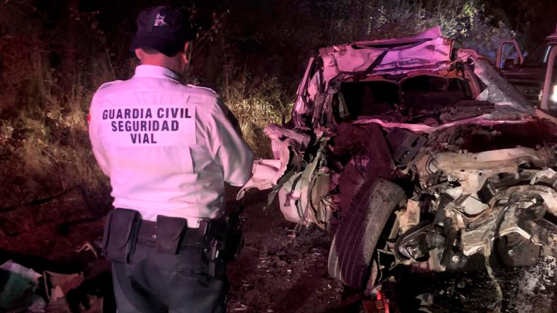 Accidente automovilístico en Tarímbaro, Michoacán deja dos muertos y dos heridos
