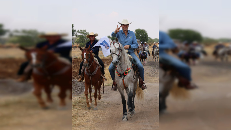 Tiripetío y Santiago Undameo agradecen a Alfonso por apoyo sin precedentes al campo