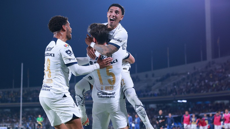 Pumas da golpe de autoridad y derrota al "invencible" América en la Liga MX  