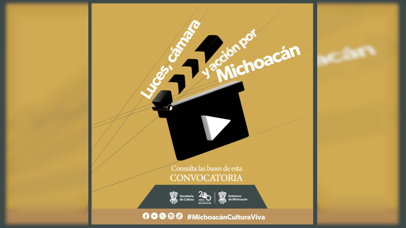 Conoce los requisitos para participar en la convocatoria de cine por Michoacán 