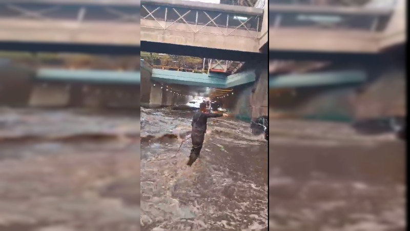 Lluvias en CDMX provocan encharcamientos, inundaciones y caída de árboles