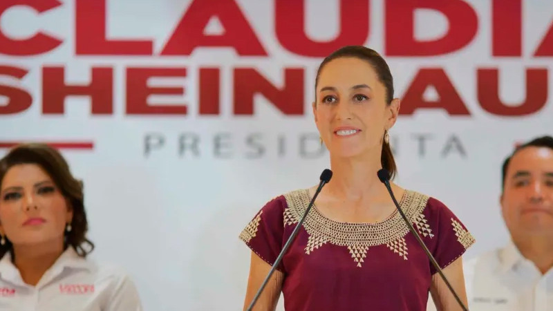 AMLO elogia a Sheinbaum: "tiene cabeza, corazón y carácter" 