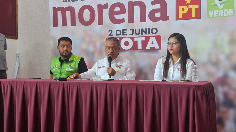 Michoacán va 5 de 5 con Morena, asegura Raúl Morón 