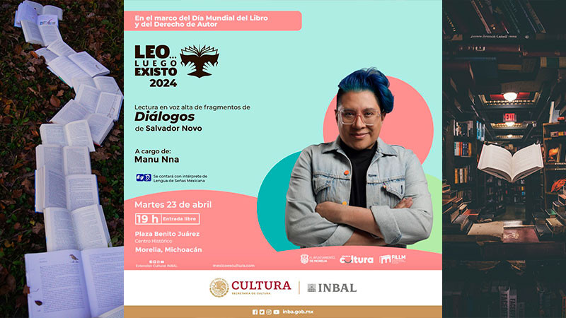 La ciudad de Morelia invita a celebrar el Día Mundial del Libro y Derecho de Autor 