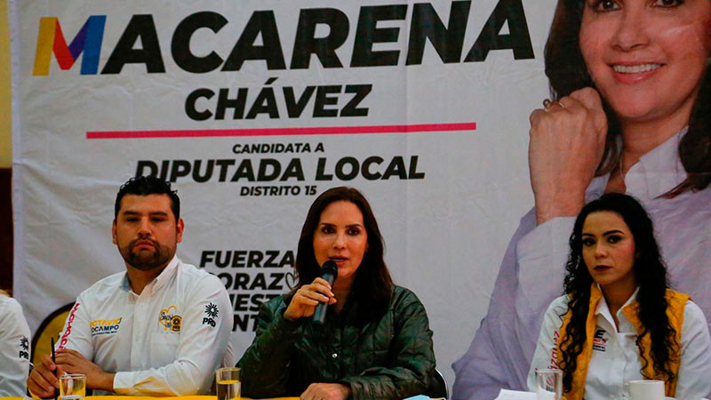 Transparencia y rendición de cuentas, las bases de mi trabajo: Macarena Chávez
