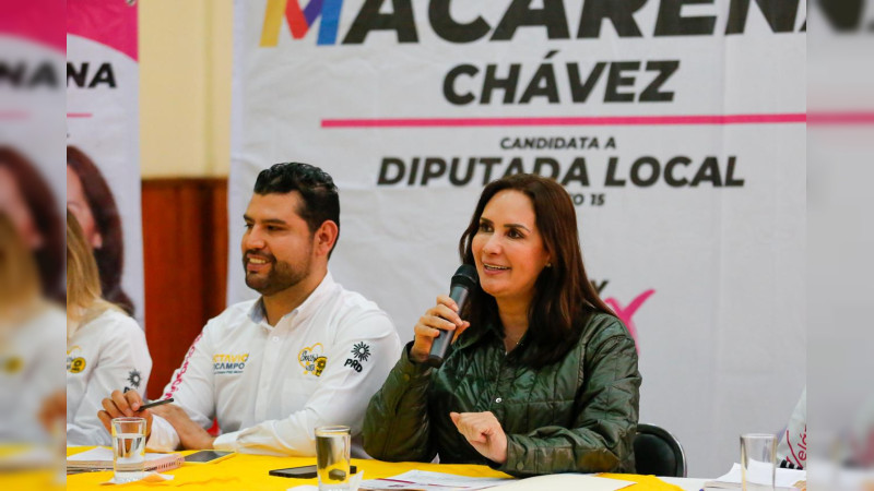 Transparencia y rendición de cuentas, las bases de mi trabajo: Macarena Chávez