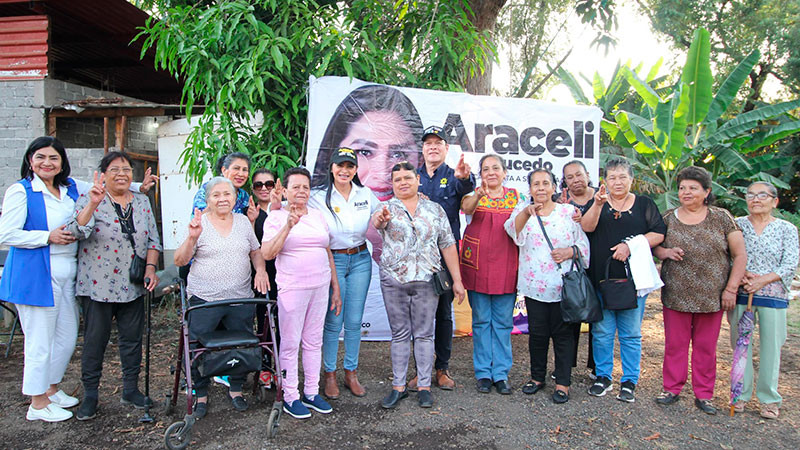 Buscaré mecanismos para el reencuentro de paisanos y sus familias: Araceli Saucedo