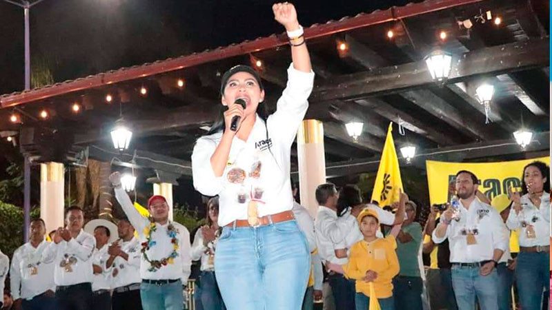 Desborda entusiasmo San Juan Nuevo Parangaricutiro frente a proyecto enarbolado por Araceli Saucedo