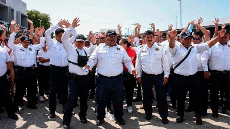 Dan de baja a 7 policías de Campeche 