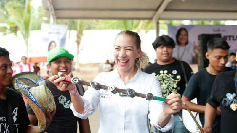 Olga Luz Espinosa visita el municipio de Zinacantán, Chiapas; se reúne con priistas 
