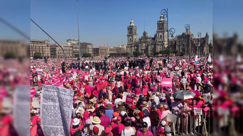 El 19 de mayo, convoca Marea Rosa a marchar a favor de Xóchitl Gálvez
