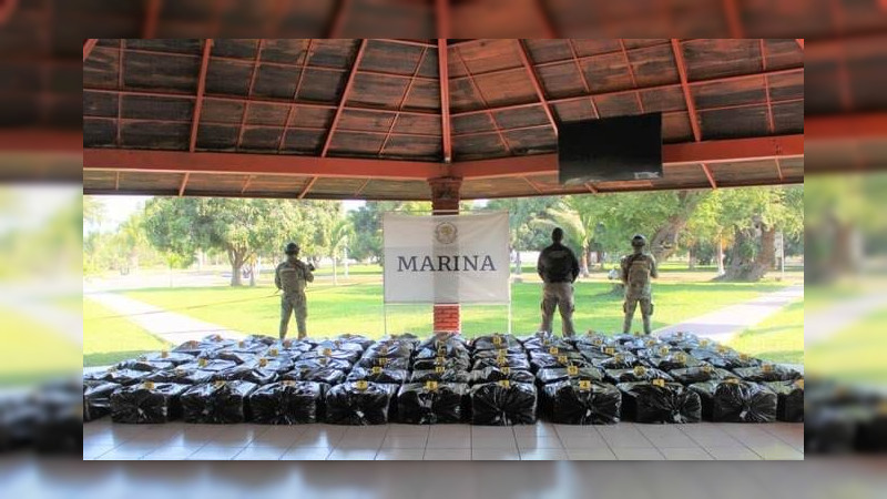 Aseguran 675 millones de pesos en cocaína, en costas de Michoacán 