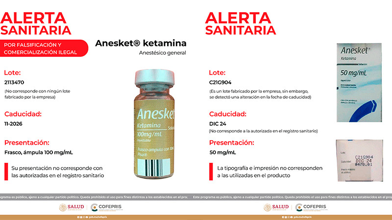 Cofepris alerta por falsificación de medicamentos para tratar cáncer de mana y VIH 