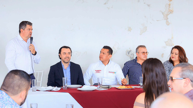 Reconocen empresarios gestiones de Torres Piña para frenar bloqueos en Morelia 