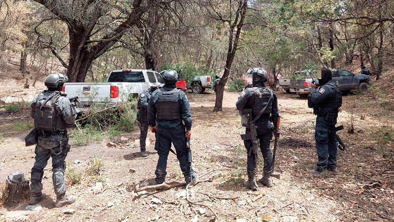 Desarticulan dos campamentos delictivos en Zacatecas durante búsqueda de “El Profe Chayo” 