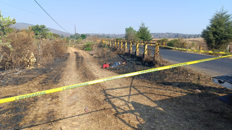 Privan de la vida a pareja en Tangamandapio, Michoacán 