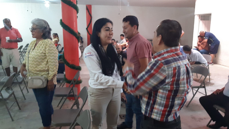 Impulsare obras que mejoraren calidad de vida de familias morelianas: Gisela Vázquez  