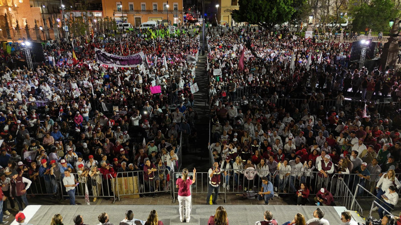 Claudia Sheinbaum se reúne con más de un millón y medio de personas en todo México